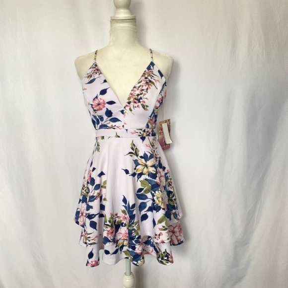 Emerald Sundae Floral Dress - Picture 1 of 14